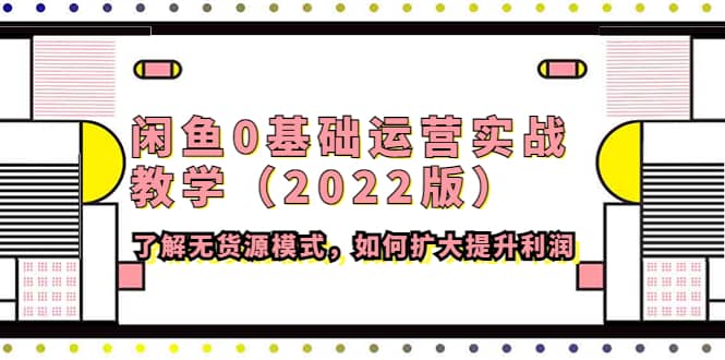 闲鱼0基础运营实战教学（2022版）了解无货源模式，如何扩大提升利润-巴叔叔资源网