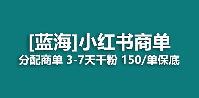 2023蓝海项目，小红书商单，快速千粉，长期稳定，最强蓝海没有之一-巴叔叔资源网