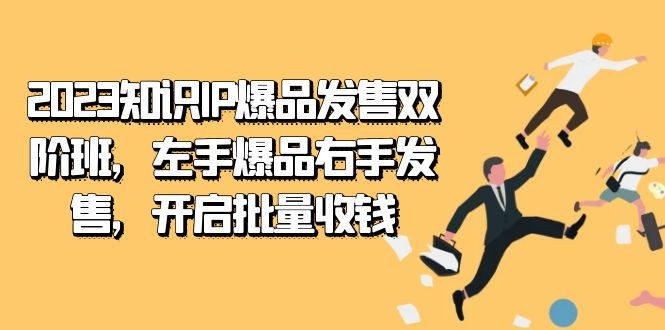 2023知识IP-爆品发售双 阶班，左手爆品右手发售，开启批量收钱-巴叔叔资源网