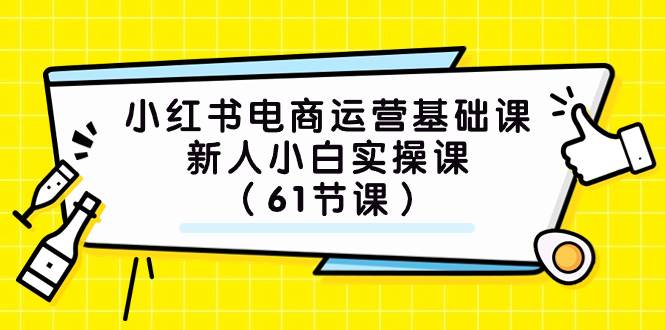 小红书电商运营基础课，新人小白实操课（61节课）-巴叔叔资源网