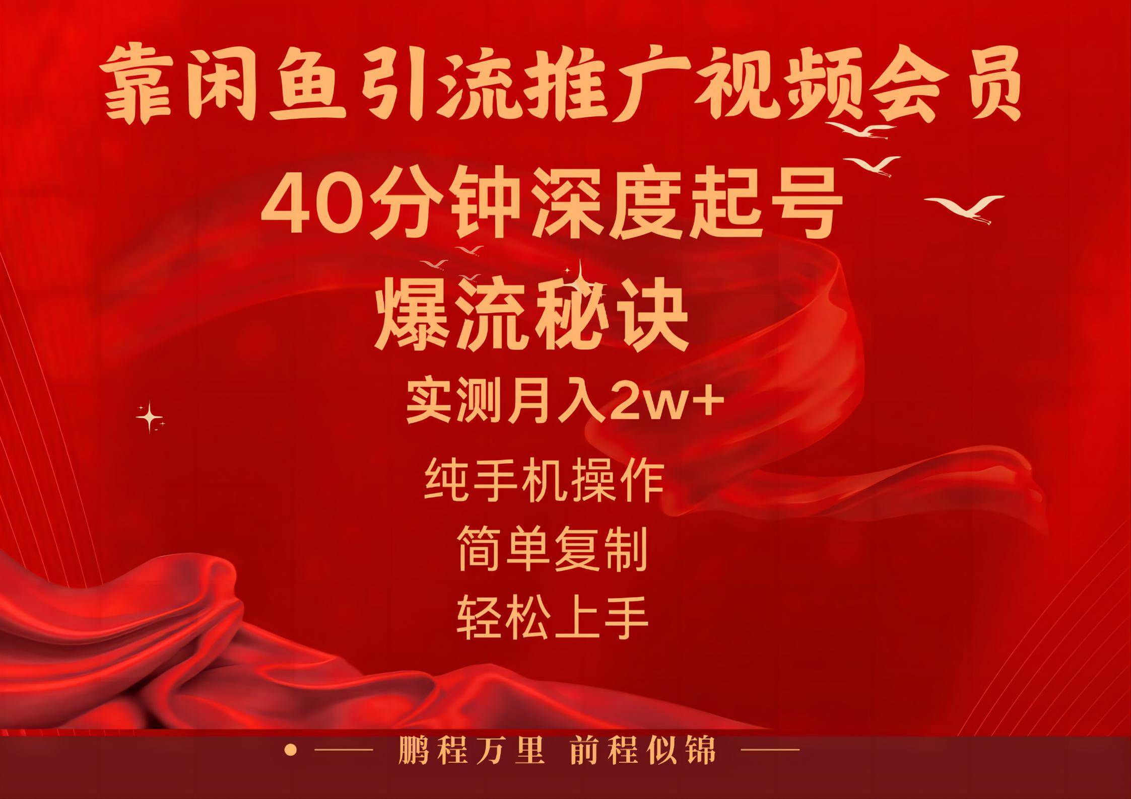 闲鱼暴力引流推广视频会员，能做到日入2W+，操作简单-巴叔叔资源网