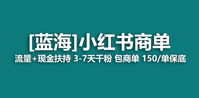 【蓝海项目】小红书商单项目，7天就能接广告变现，稳定一天500+保姆级玩法-巴叔叔资源网