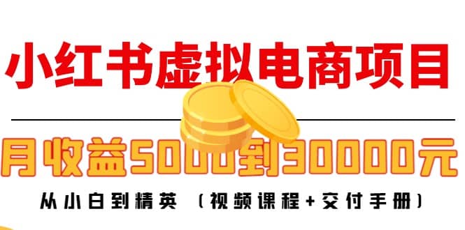 小红书虚拟电商项目：从小白到精英 (视频课程+交付手册)-巴叔叔资源网
