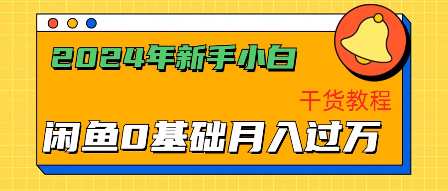 2024年新手小白如何通过闲鱼轻松月入过万-干货教程-巴叔叔资源网