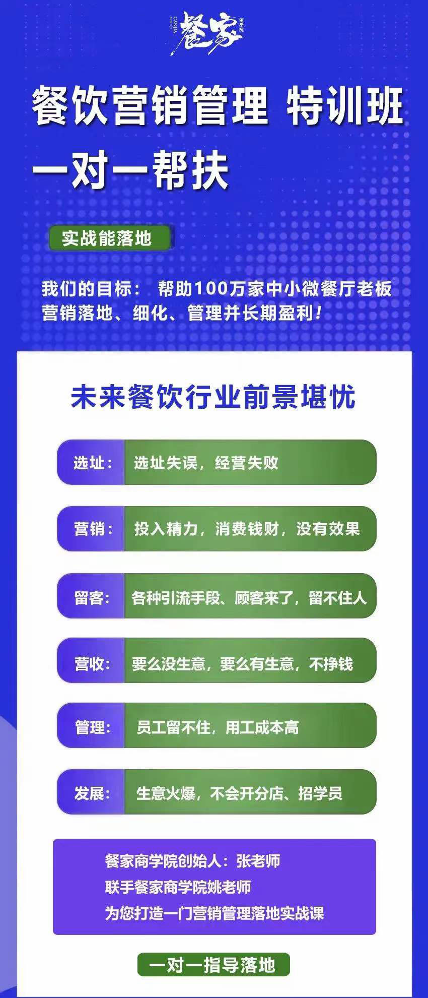 图片[1]-餐饮营销管理特训班：选址+营销+留客+营收+管理+发展-巴叔叔资源网