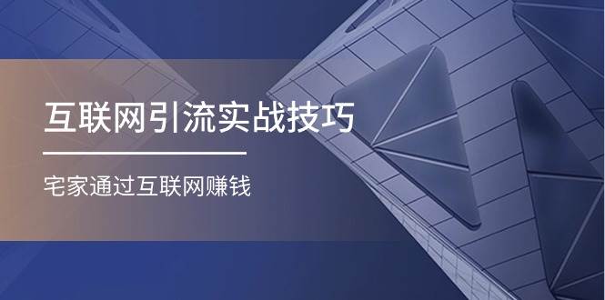 互联网引流实操技巧(适合微商，吸引宝妈)，宅家通过互联网赚钱（17节）-巴叔叔资源网