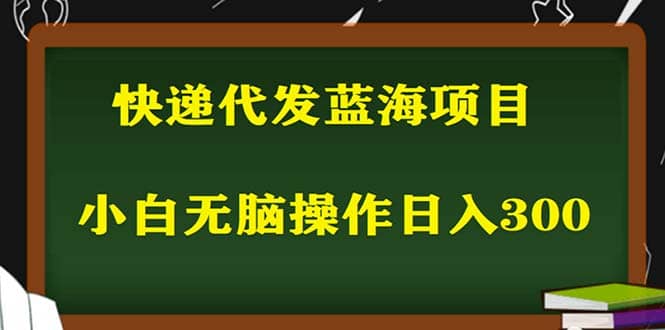 2023最新蓝海快递代发项目，小白零成本照抄-巴叔叔资源网