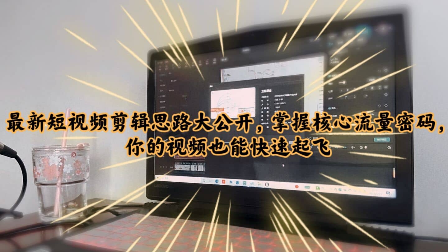 最新短视频剪辑思路大公开，掌握核心流量密码，你的视频也能快速起飞-巴叔叔资源网