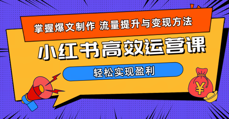 价值980小红书运营操作指南-巴叔叔资源网