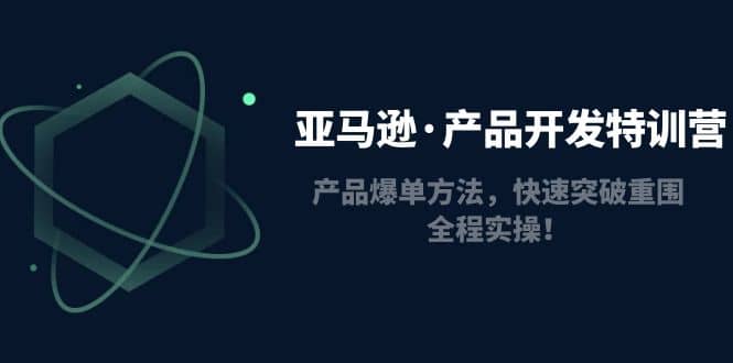 亚马逊·产品开发特训营：产品爆单方法，快速突破重围，全程实操-巴叔叔资源网