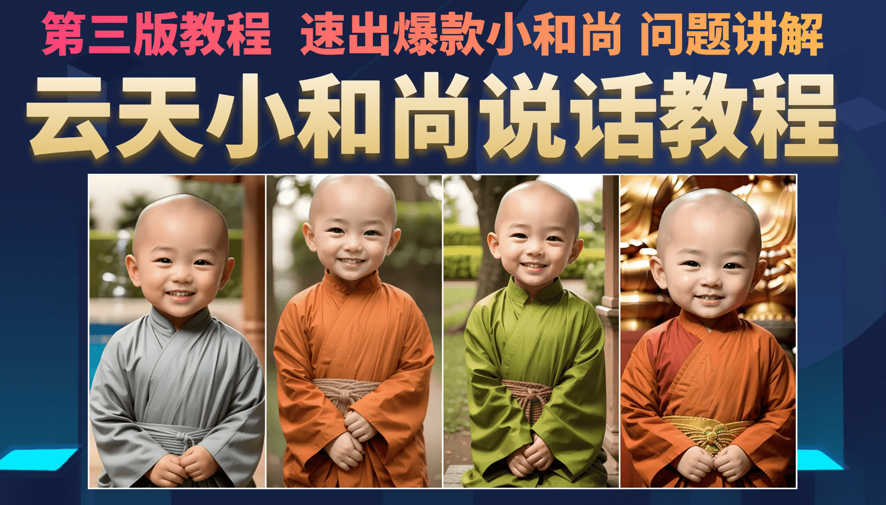 云天小和尚会说话，7天万粉（第3版教程）-巴叔叔资源网