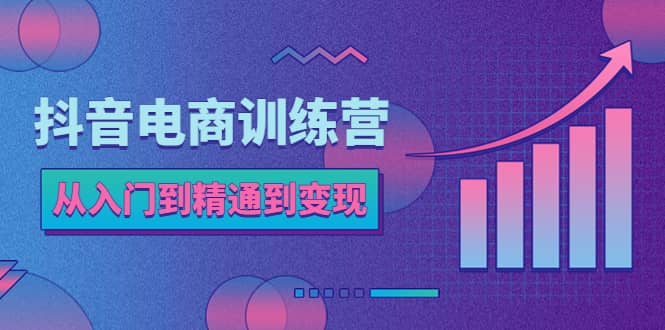 抖音电商训练营：从入门到精通，从账号定位到流量变现，抖店运营实操-巴叔叔资源网