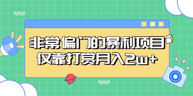 非常偏门的暴利项目-巴叔叔资源网