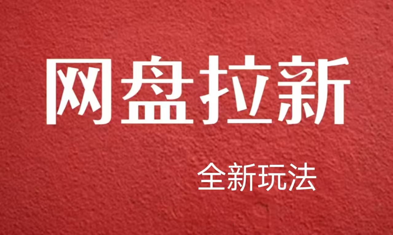 【新思路】网盘拉新直接爆单，日入四位数玩法，新手可快速上手-巴叔叔资源网