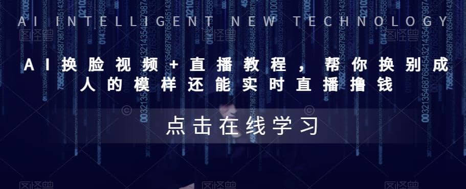 AI换脸视频+直播教程 帮你换成别人的模样还能实时直播撸钱 (教程+配套资料)-巴叔叔资源网