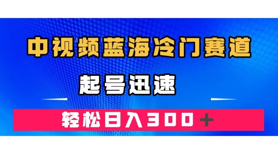 中视频蓝海冷门赛道，韩国视频奇闻解说，起号迅速，日入300＋-巴叔叔资源网