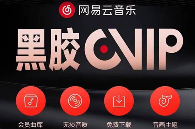 网易云撸黑胶年卡及变现方法，收益可无限放大-巴叔叔资源网
