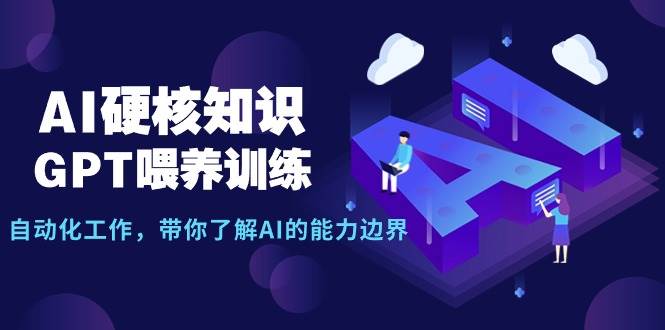 AI硬核知识-GPT喂养训练，自动化工作，带你了解AI的能力边界（10节课）-巴叔叔资源网