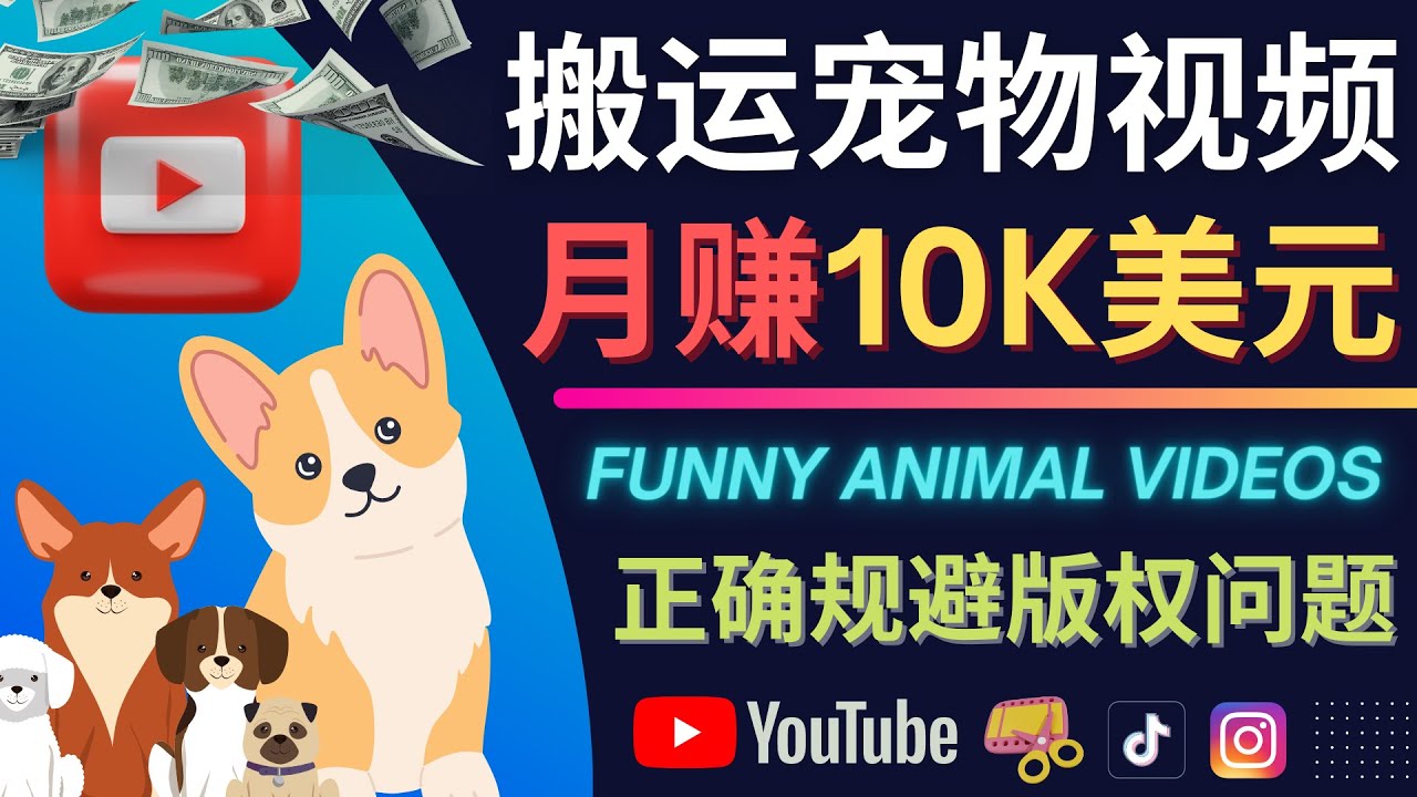 搬运TIKTOK视频到YouTube，并进行二次创作，月赚1万美元以上-巴叔叔资源网