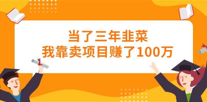 当了三年韭菜我靠卖项目赚了100万-巴叔叔资源网