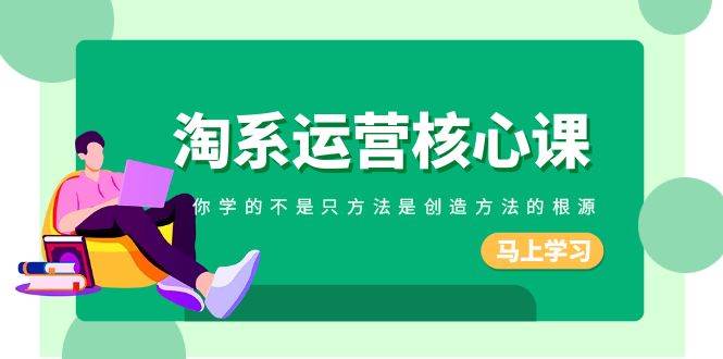 淘系-运营核心课，你学的不是只方法是创造方法的根源（190节课）-巴叔叔资源网