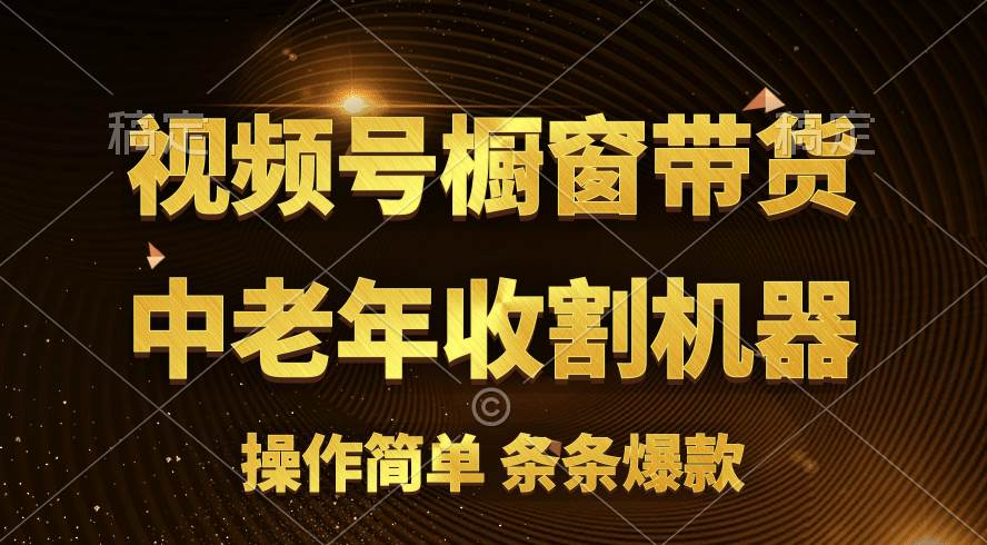 [你的孩子成功取得高位]视频号最火爆赛道，橱窗带货，流量分成计划，条…-巴叔叔资源网