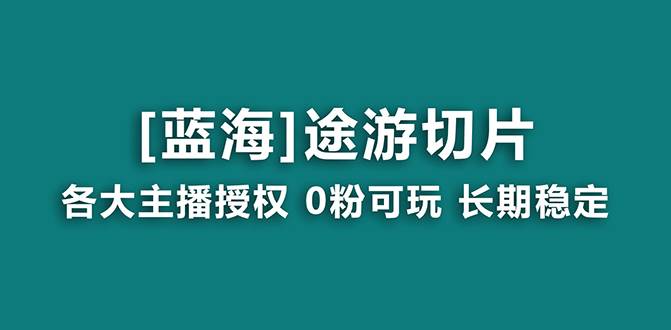 抖音途游切片，龙年第一个蓝海项目，提供授权和素材，长期稳定，月入过万-巴叔叔资源网