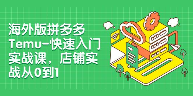 海外版拼多多Temu-快速入门实战课，店铺实战从0到1（12节课）-巴叔叔资源网