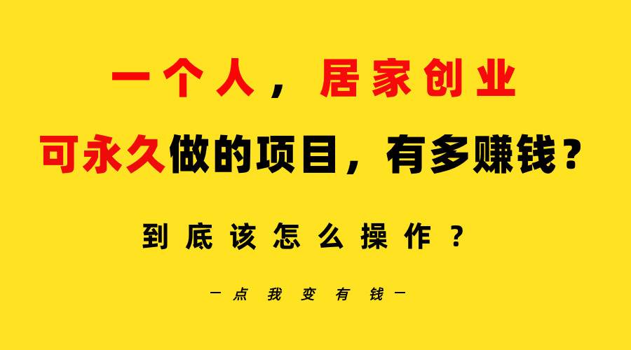 一个人，居家创业：B站每天10分钟，单账号日引创业粉100+，月稳定变现5W…-巴叔叔资源网