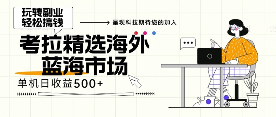 海外全新空白市场，小白也可轻松上手，年底最后红利-巴叔叔资源网