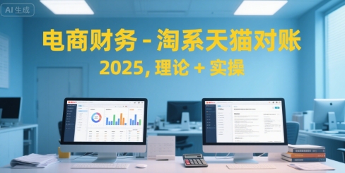 电商财务-淘系天猫对账2025，理论+实操-巴叔叔资源网
