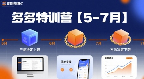 多多特训营【5-7月】产品决定上限，方法决定下限，各种玩法技巧落地实操-巴叔叔资源网