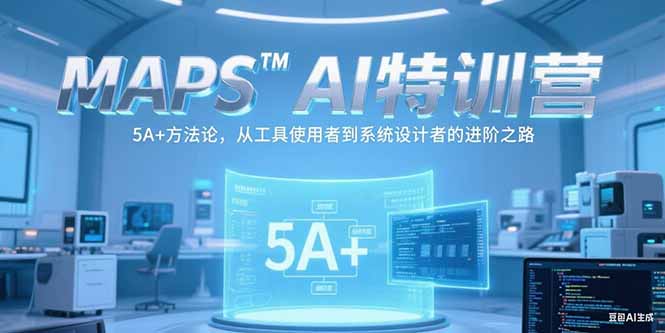 MAPSAI特训营，掌握 5A+方法论，从工具使用者到系统设计者的进阶之路-巴叔叔资源网
