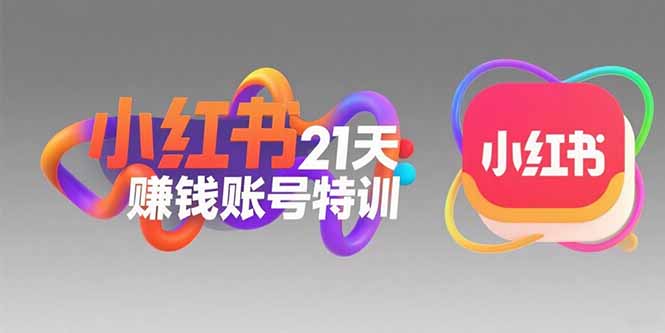 小红书21天赚钱账号特训：黄金定位技巧，高转粉文案创作，科学引流策略-巴叔叔资源网
