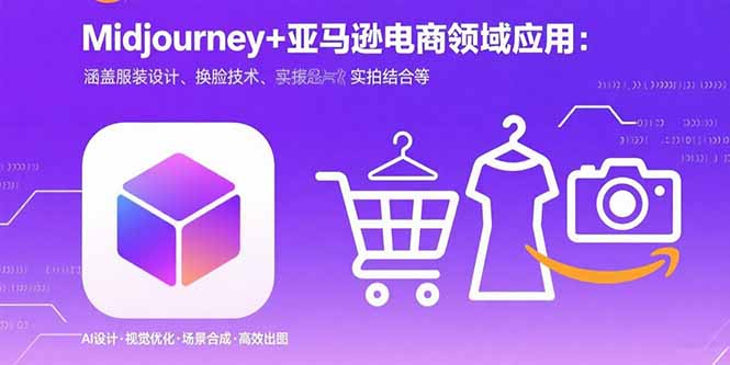Midjourney+电商领域商业应用：涵盖服装设计、换脸技术、实拍结合等-巴叔叔资源网