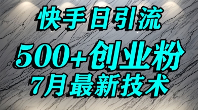 创业粉怎么打？快手精准引流创业粉，宝妈群体日进500+精准流量-巴叔叔资源网