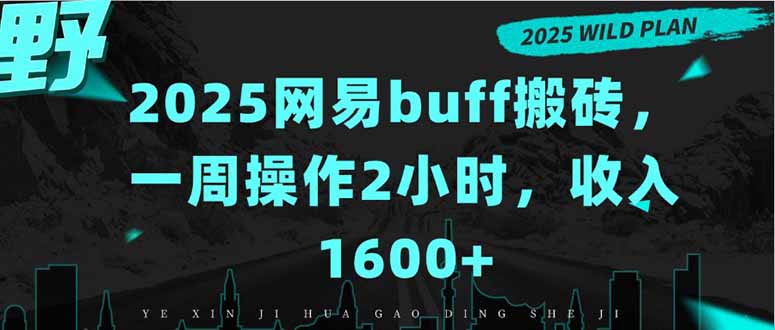 2025网易buff搬砖，一周操作2小时，收入1600+-巴叔叔资源网