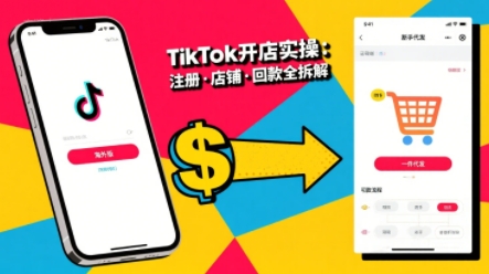 TikTok从开店到投流的进阶课，从基础实操到高阶技巧一网打尽-巴叔叔资源网