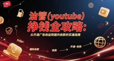 油管(youtube)挣钱全攻略：从开通广告收益到国内收款的实操指南-巴叔叔资源网