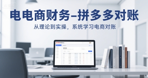 电商财务-拼多多对账，从理论到实操，系统学习电商对账-巴叔叔资源网