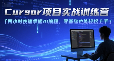 Cursor项目实战训练营，两小时快速掌握AI编程，零基础也能轻松上手-巴叔叔资源网
