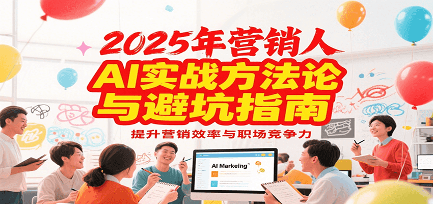 2025年营销实战方法论与避坑指南，利用AI提升营销效率与职场竞争力-巴叔叔资源网