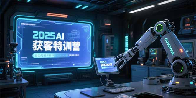 2025AI获客特训营，AI图文视频全制作，deepseek工具实操教学-巴叔叔资源网
