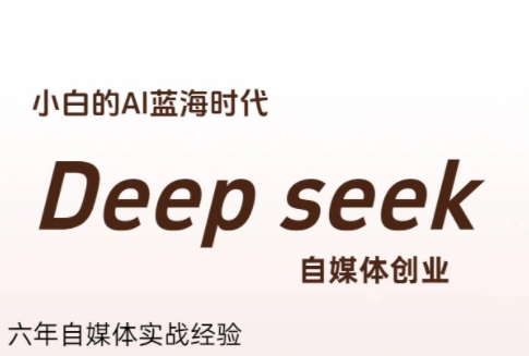 冰冰老师·普通人如何利用Deepseek创业-巴叔叔资源网